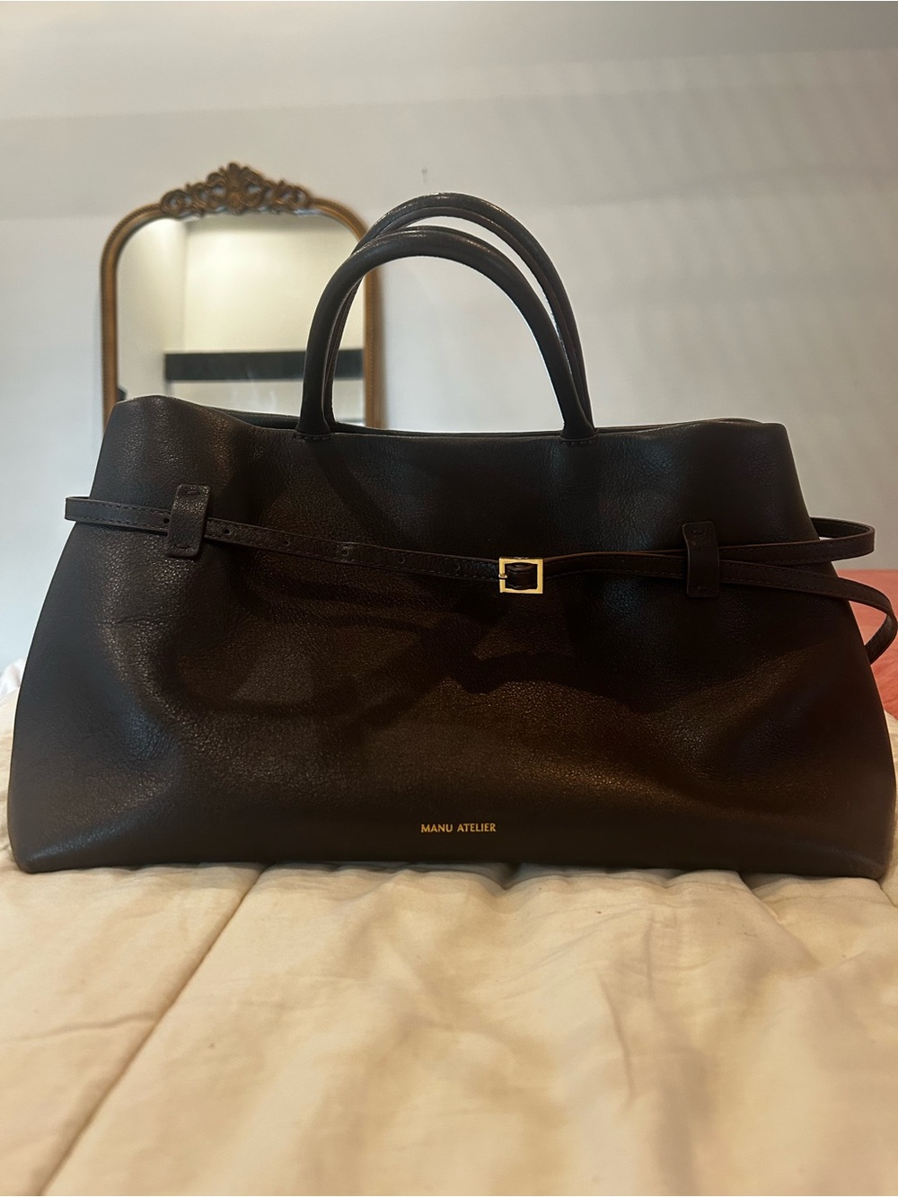 Manu Atelier Le Cambon 35 Satchel in Deep Brown - Picture 4 of 14